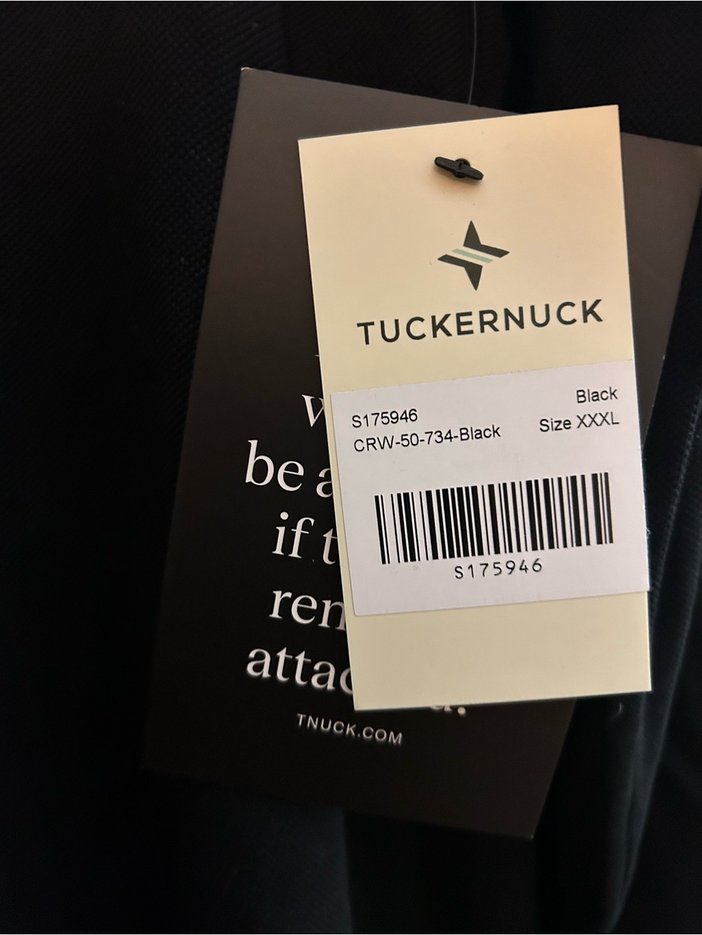 Tuckernuck Black Long-Sleeve Polo Tunic - Picture 3 of 5